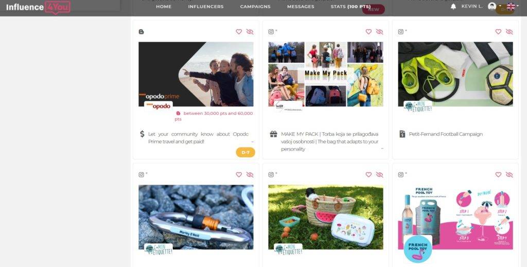 Influence4You : Tecnología y expertos del marketing de influencia para las mejores marcas